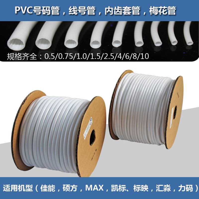 線號機打印號碼管使用效果展示